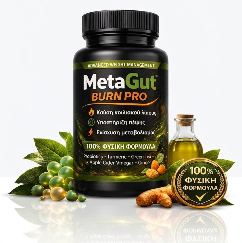MetaGut Burn Pro™  – Καύση λίπους, μείωση του σακχάρου και επίπεδη κοιλιά με φυσικό τρόπο